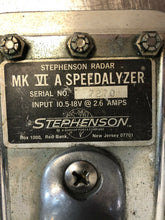Load image into Gallery viewer, Vintage Stephenson Radar MK VI A Speedalyzer w/ Case