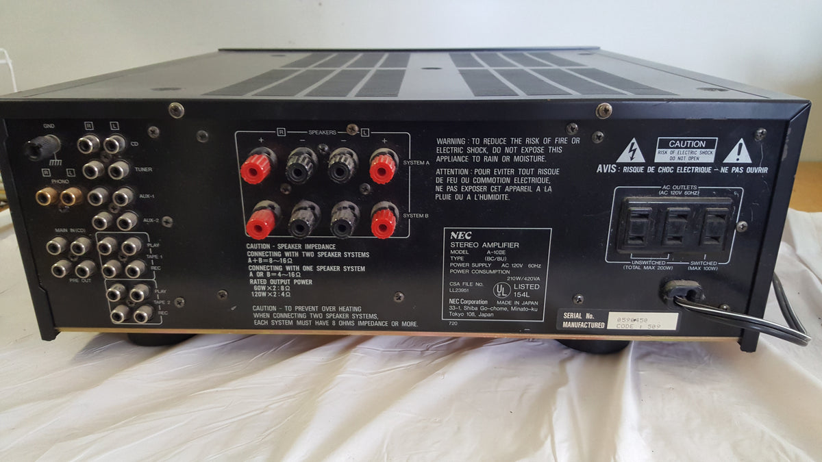 NEC RESERVE II インテグレーテッドアンプ NEC RESERVE II インテグレーテッドアンプ