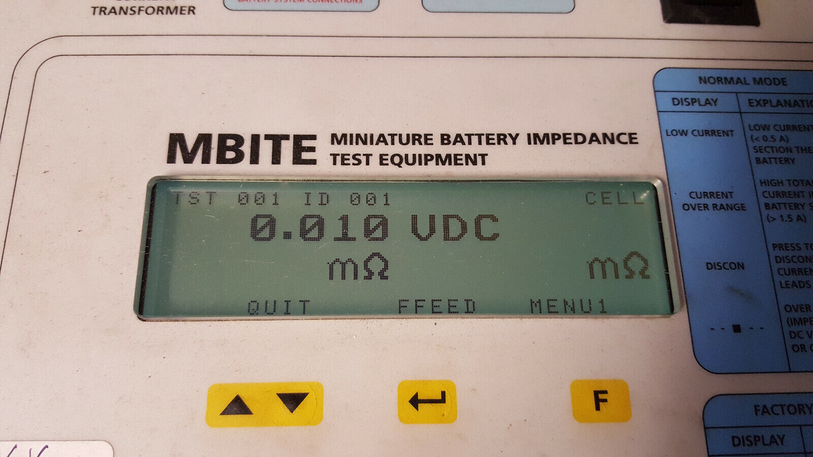 Megger Bite Mbite 246005B Miniature Battery Impedance Test Equipment ...