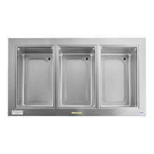 Load image into Gallery viewer, Delfield N8745-D Three Pan Drop In Hot Food Well w/ Drains