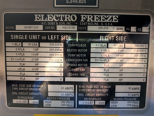 Load image into Gallery viewer, Electro Freeze 30CMT-232 Soft Serve Ice Cream, Pressurized, Air Cooled, 3 ph