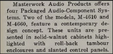 Load image into Gallery viewer, Columbia Records Masterworks Walnut Tambour Cabinet w/ Garrard 3000 Turntable