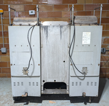 Load image into Gallery viewer, Frymaster MJ245EBLSD Natural Gas Deep Fryer 3 Bays, 2 Fryer Vats, 1 Empty Bay