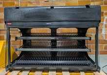 Load image into Gallery viewer, Hatco FS3HAC-4226 Flav-R-Savor 42" Heated Air Curtain Cabinet 3 Tiers