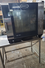 Load image into Gallery viewer, 2023 UNOX XAVC-06FS-GPLM-BB Gas Countertop Combi Oven W/ Stainless Stand