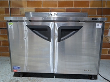 Load image into Gallery viewer, Turbo Air TWR-48SD-N Worktop Refrigerator, 2 Doors / 1-Section 12 cu ft