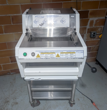 Load image into Gallery viewer, Oliver Legacy Series 732-N 1/2" Front Load Bread Slicer &amp; Mobile Two Shelf Table
