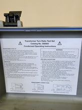 Load image into Gallery viewer, Megger Three Phase TTR Transformer Turn Ratio Test Set 550503 w/ Cables