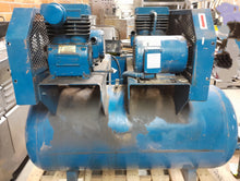 Load image into Gallery viewer, 1.5 HP QUINCY Twin Reciprocating Air Compressor System, 60 Gallon Tank MQC01006D
