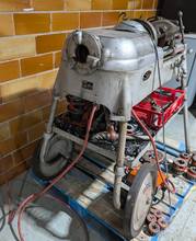 Load image into Gallery viewer, RIDGID 535 Pipe Threading Machine w/ Cart, Dies, Heads &amp; Foot Pedal