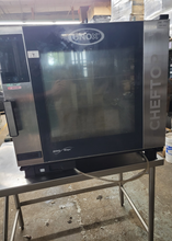Load image into Gallery viewer, 2023 UNOX XAVC-06FS-GPLM-BB Gas Countertop Combi Oven W/ Stainless Stand