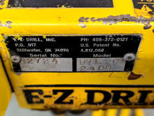 Load image into Gallery viewer, E-Z Drill Inc. UTL 20 24DD ~ Single Gang Drill, Concrete Utility Drill