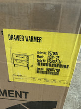 Load image into Gallery viewer, Hatco HDW-2B 28"W Two Drawer Food Warmer Built-In 900 Watts - NEW