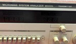 Anritsu Microwave System Analyzer ME453L Receiver & Transmitter Bundle w/ Cases
