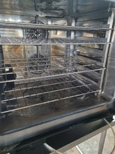 Load image into Gallery viewer, 2023 UNOX XAVC-06FS-GPLM-BB Gas Countertop Combi Oven W/ Stainless Stand