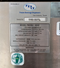 Load image into Gallery viewer, FBD Model FBD564 ~ Frozen Carbonated Beverage Countertop Machine, 4 Barrels