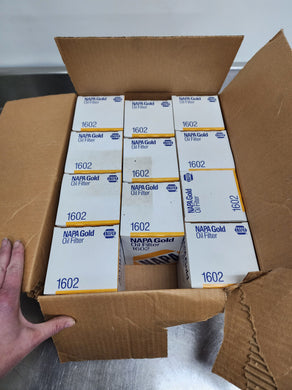 LOT OF 11 - Napa Gold Oil Filters, 1602