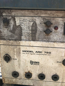 HA JONES ARC 750 STUD PIN WELDER WITH CABLES & GUN