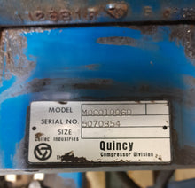 Load image into Gallery viewer, 1.5 HP QUINCY Twin Reciprocating Air Compressor System, 60 Gallon Tank MQC01006D