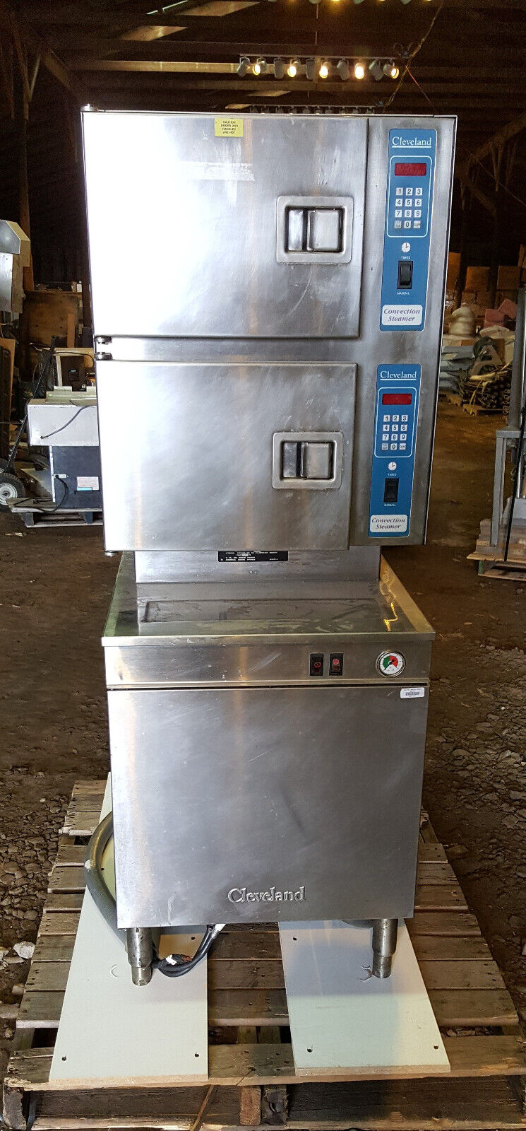 Cleveland 24CEM24 2 Compartment Electric Pressureless Convection Steamer
