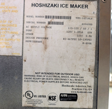 Load image into Gallery viewer, Hoshizaki KMS-1401MLJ Ice Maker, Crescent Cube Style, Remote-Cooled, 1420lbs/Day