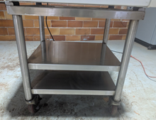 Load image into Gallery viewer, Oliver Legacy Series 732-N 1/2" Front Load Bread Slicer &amp; Mobile Two Shelf Table