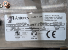 Load image into Gallery viewer, Antunes VCT-2000 MPN 9210100 Vertical Contact Toaster 1-3/4" Adjustable Opening