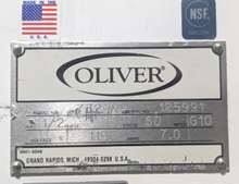 Load image into Gallery viewer, Oliver Legacy Series 732-N 1/2" Front Load Bread Slicer &amp; Mobile Two Shelf Table