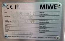 Load image into Gallery viewer, 2016 MIWE Electric 3 Decks Oven Bread Artesian Baking Steam Oven 208 V, 3 Phase