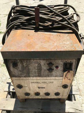 HA JONES ARC 750 STUD PIN WELDER WITH CABLES & GUN