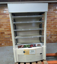 Load image into Gallery viewer, AHT AC-XL/UL LED ~ Commercial Air Curtain Refrigerated Cooler, Open Shelves