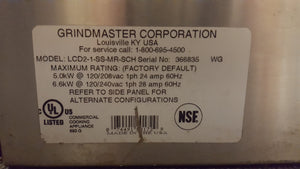 GRINDMASTER-CECILWARE LCD2-1-SS-MR-SCH Coffee Maker Dispenser