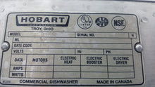 Load image into Gallery viewer, HOBART CRS66A Conveyor Dishwasher with extra parts/etc.