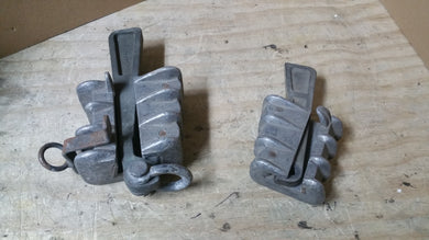 Kearney 1833 ComeAlong Wire Cable Grip Wedge Puller 4000 lbs Lineman Lot of 2