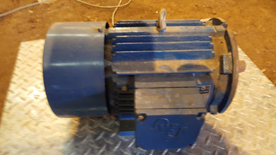 WESTERN ELECTRIC 1DN182TC 3 HP AC Motor 208-230/460 Volts, 1754 RPM