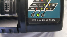 Load image into Gallery viewer, Makita DC18RC Li-ion &amp; Ni-MH 7.2 Fast Charger