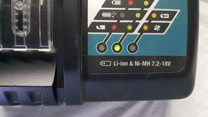 Makita DC18RC Li-ion & Ni-MH 7.2 Fast Charger