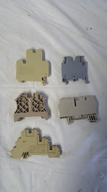 Lot of 42 WEIDMULLER Terminal Blocks, DLD, WEW, DK, EAJ, MA, ZDU - Used