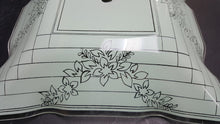 Load image into Gallery viewer, Square Ceiling Light Glass Cover Mid-Century Vintage - Light Mint