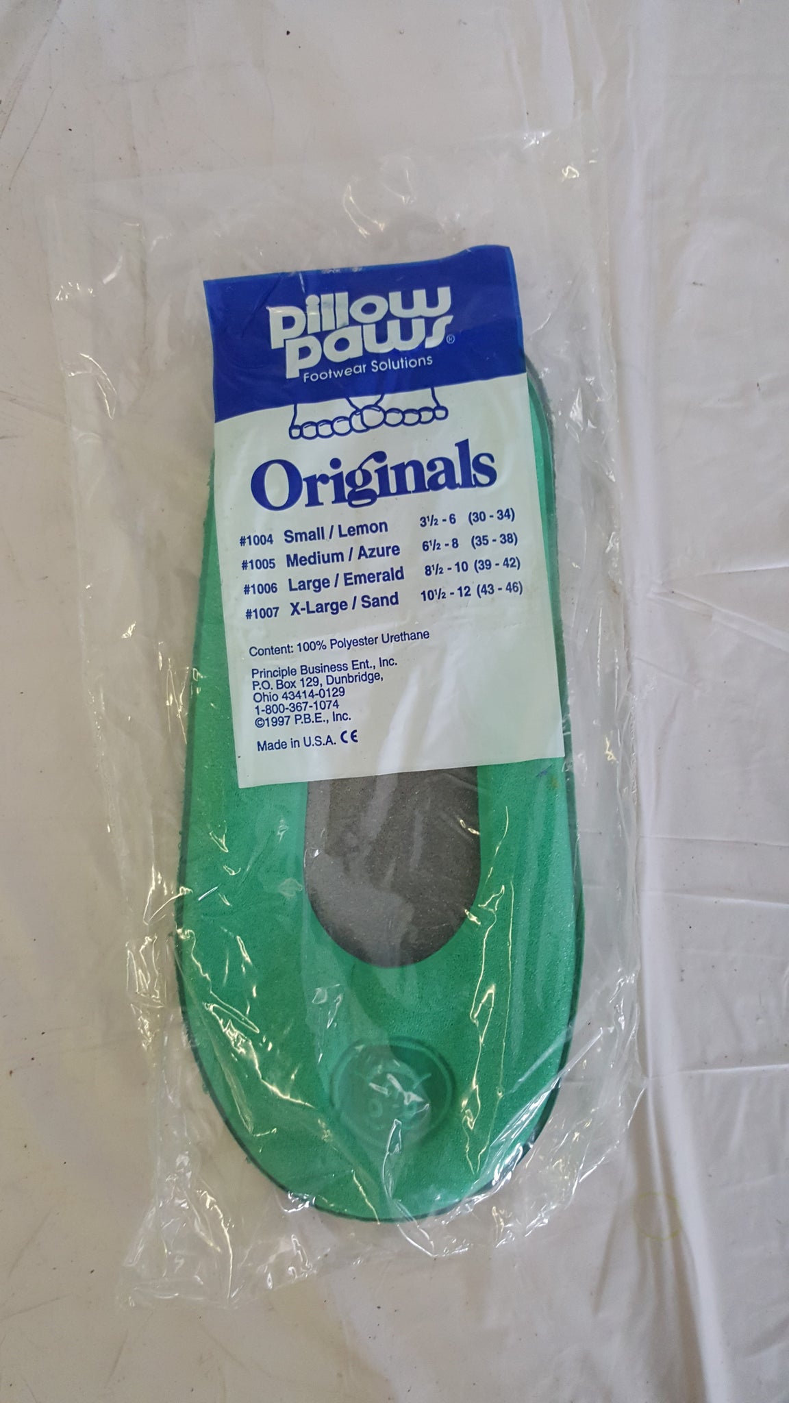 PILLOW PAWS ORIGINALS Disposable Foam Slippers Hospital Soft Foot