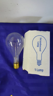 (x12) Philips Incandescent Lamp Clear 500W 120V - NEW