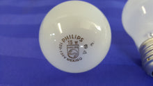 Load image into Gallery viewer, (x24) PHILIPS 2/PK 15A15 15W 120/130V Appliance Lamp Bulb Frost - NEW