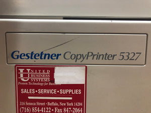 GESTETNER CopyPrinter 5327 - w/ Stand Cabinet and Extra Drum