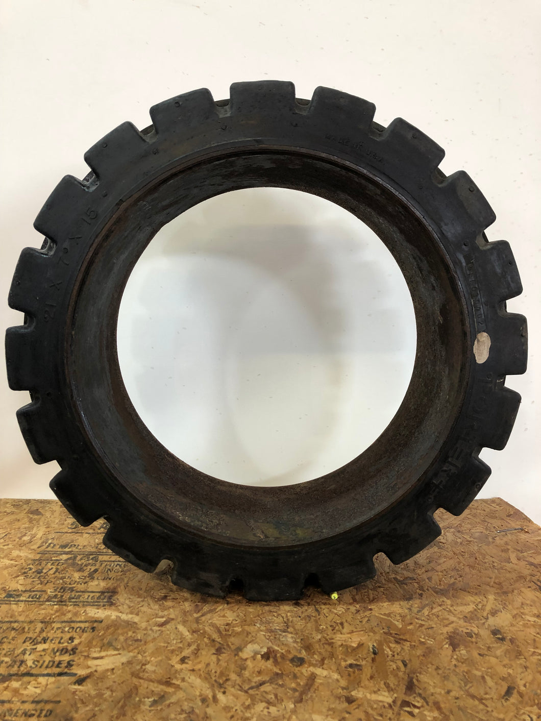 PORTER+ - 21x7x15 - Forklift Solid Press On Tire - USA Made Excellent Condition!