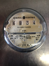 Load image into Gallery viewer, GE Single Stator Glass I-60-S Watthour Meter CL200 - 240V, 3W, FM2S, TA30 - Used
