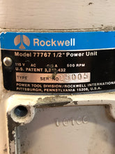 Load image into Gallery viewer, ROCKWELL 77767 Drill w/ BUX DH 1/2 Drill Press - Magnetic - Used - Works!