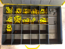 Load image into Gallery viewer, ALMETEK E-Z Indentification Systems Carry Case w/ some Letters &amp; Numbers - Used