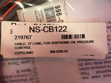 Load image into Gallery viewer, COPELAND Cable - NS-CB122 - for Sentronic Oil Pressure Control - 12&#39; - NEW