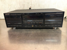 Load image into Gallery viewer, KENWOOD Double Cassette Deck Player Recorder - KX-W8040 - Good Condition - Used