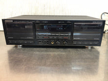 Load image into Gallery viewer, KENWOOD Double Cassette Deck Player Recorder - KX-W8040 - Good Condition - Used
